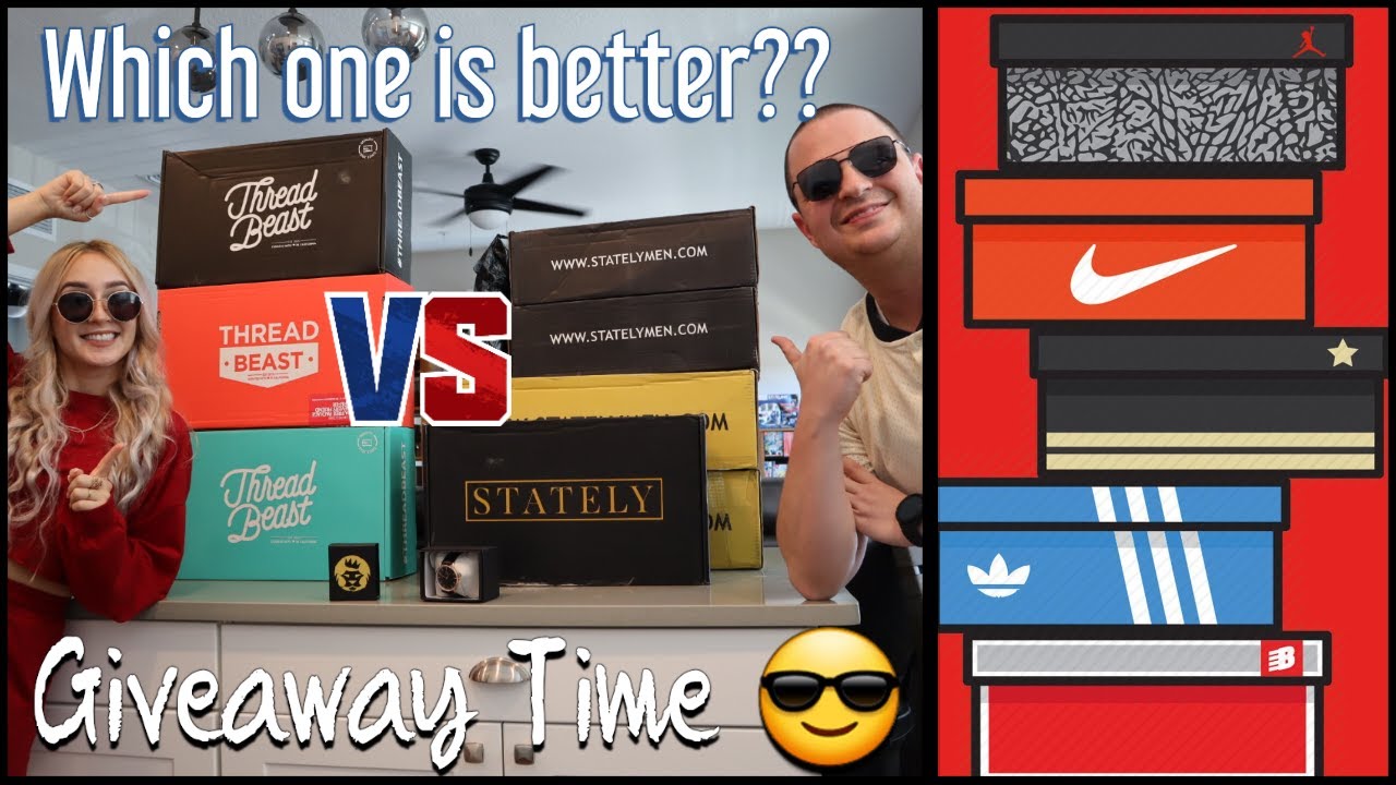 Stately vs ThreadBeast - Unboxing and Giveaway - Which Is Better?