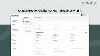 APQR Smart Tutorial 05: Product Configuration | APQR Setup Guide