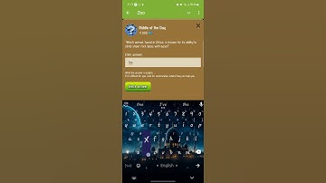 #zoo riddle of the day 6 January