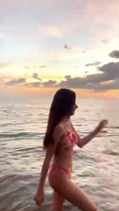 Angel Grace Hot tiktok in bikini | beach | Cheer Girls | #shorts