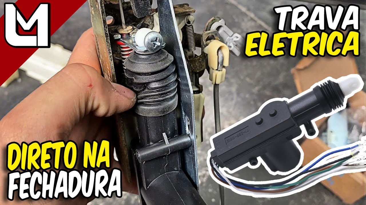 COMO INSTALAR TRAVA ELÉTRICA UNIVERSAL NO CARRO – Exemplo em Fiesta Street e Courier