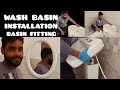 how to wash basin installation// wash basin kaise lagaen a to z..