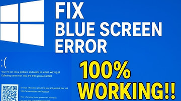 Stop Code Error Solved! | Windows 10 & 11 Blue Screen (BSOD)----100% Working!!!