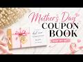 Mother’s Day Coupon Book | Easy Printable Last Minute Gift Idea for Mum