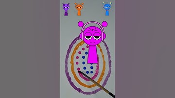 ASMR Color Mixing #sprunki #satisfying #asmr #color #oddlysatisfying