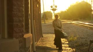 Moira walking at Depot - less shallow Depth of Field