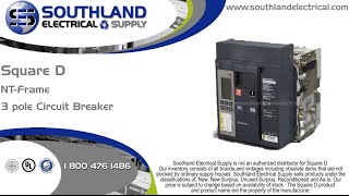 Schneider Electric Square D NT12HA 1200 Amp 600 Volt 3 Pole Insulated Case Circuit Breaker
