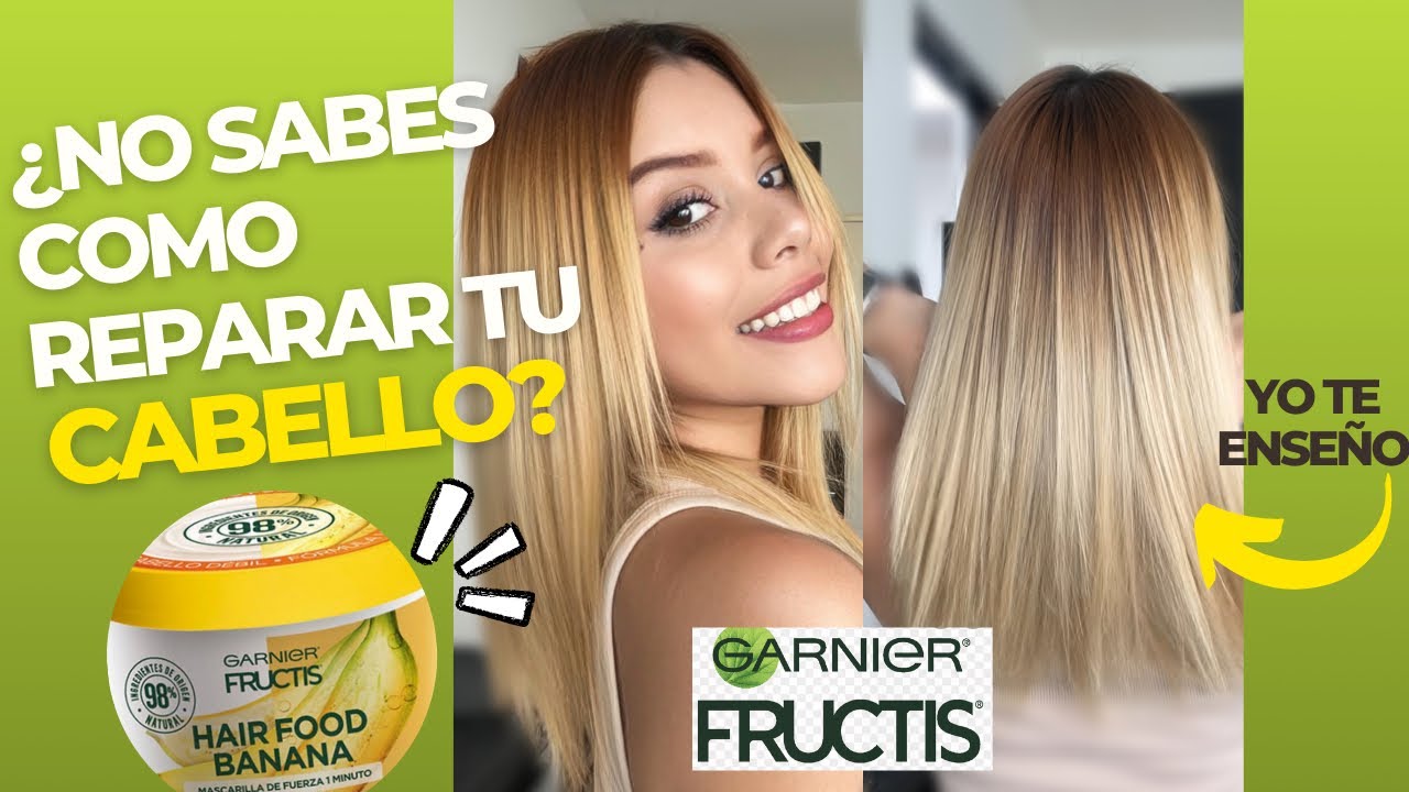 No complicado Cartero Oscurecer garnier fructis hair food banana para