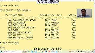 DBMS 21ISL47A LAB EXP8