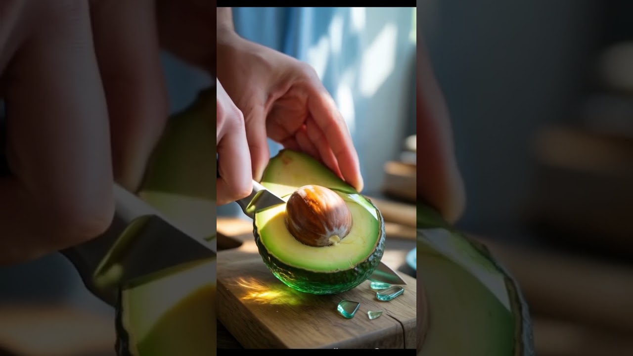 Cutting a Crystal Avocado 🥑 