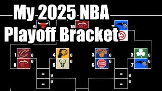 My 2025 NBA Playoff Bracket