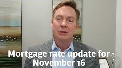 Mortgage rate update for Dallas Texas November 16, 2018 