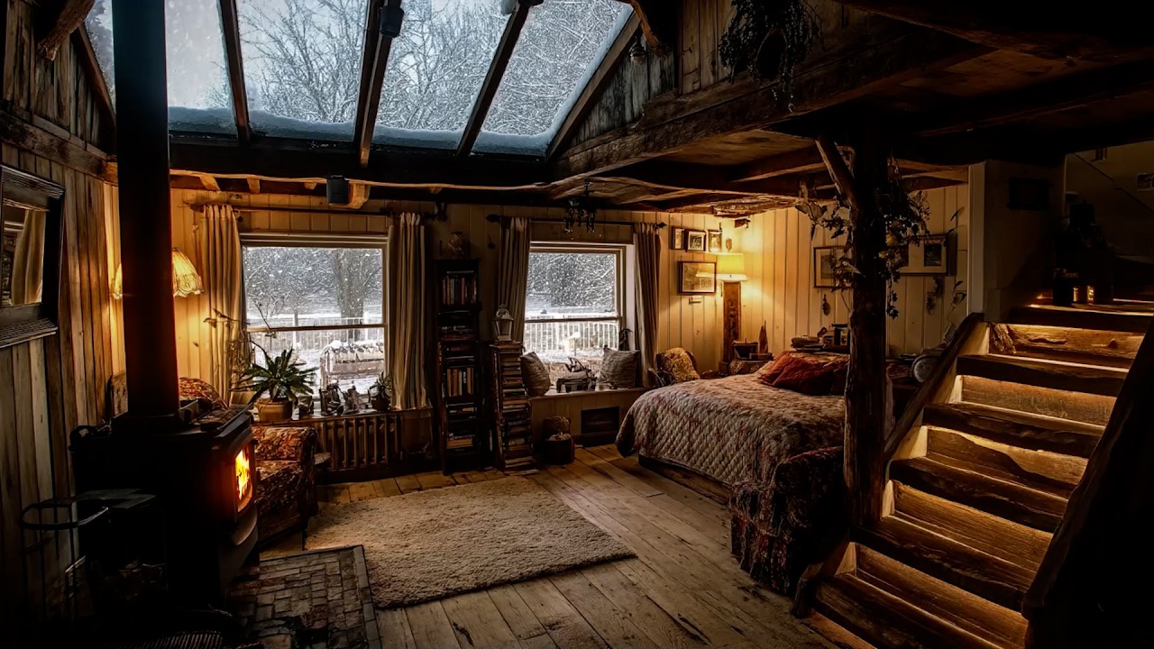 🔴The House That Learned to Whisper | Cozy Fireplace Sounds for Deep Sleep and Tender Nostalgia