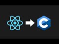 You dont need react if you have c  native ui is the future