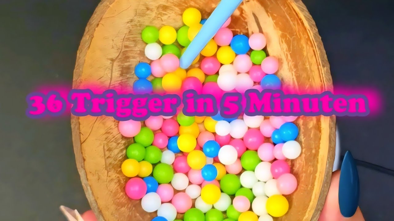 Garantierte Entspannung 36 Triggern in 5 Minuten. #asmr #triggersforsleep #asmrnotalking #tingles 