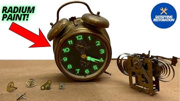 Antique German Radium Clock - Restoration