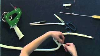 How To Finish Your Horse Lead Rope Popper End Or Dock Line - Class 1 Double Braid End Splice