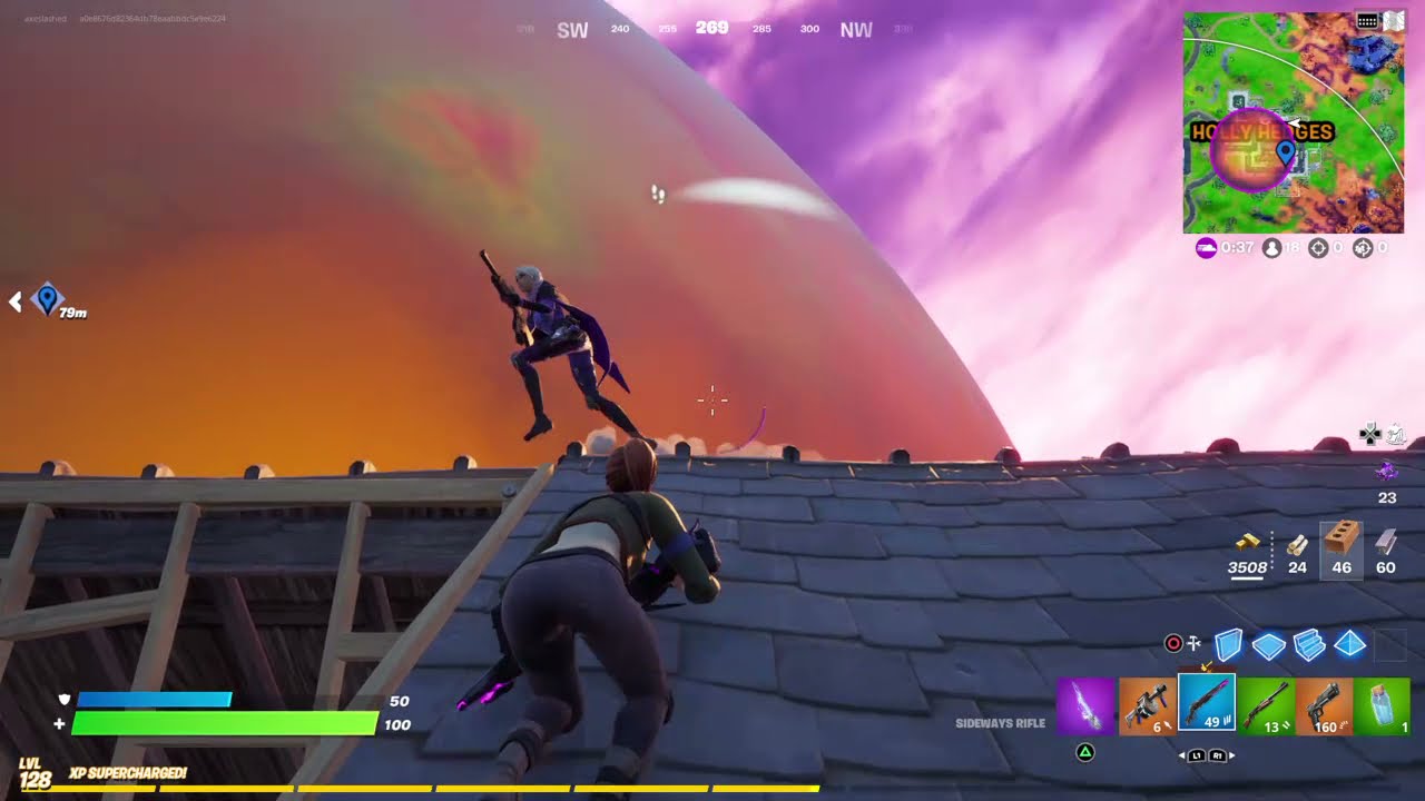 How to Get Player Headshots with the Sideways Rifle - Fortnite Season 8 Quest