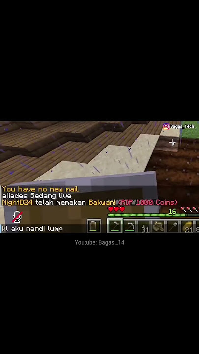 Alia Adelia Mau Live Mandi Lumpur🤣 #fyptiktok #beranda #berandayt #fypシ #minecraft #bakwansmp
