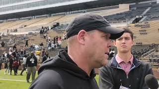 Why Purdue football's development, growth excite coach Barry Odom, with more needed after spring