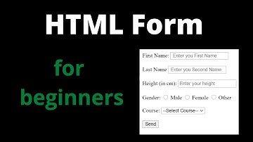 How to make simple form in HTML | input, label, select, option tag | by Vivek Shakya | tutorial: 15