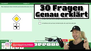 Führerschein 30 Originale Prüfungsfragen/0 Fehler