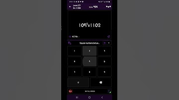 Math Tricks - Training mode - Square numbers between 100 and 109 - level 027 (Number Keyboard)