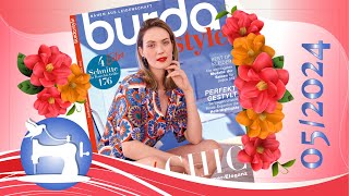 :   Burda Style 5/2024  ! ˸!   ! Sewing Pattern Magazines!