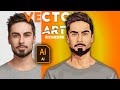 Vector Art - Vector Portrait Tutorial illustrator Mouse - Illustrator Tutorial