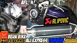 Aliexpress onderdelen binnen en vervangen! AKRAPOVIC - Ali Beun Bike 4