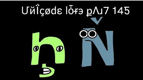 Unicode Lore part 145