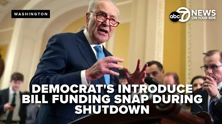 LIVE: Chuck Schumer introduces an act to fund SNAP benefits during the government shutdown