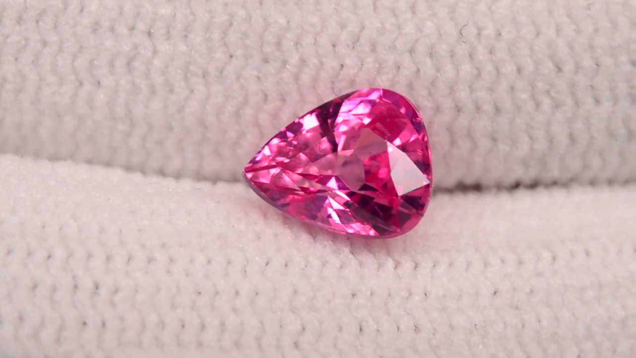 Padparadscha Sapphire 1.08 carats - YouTube