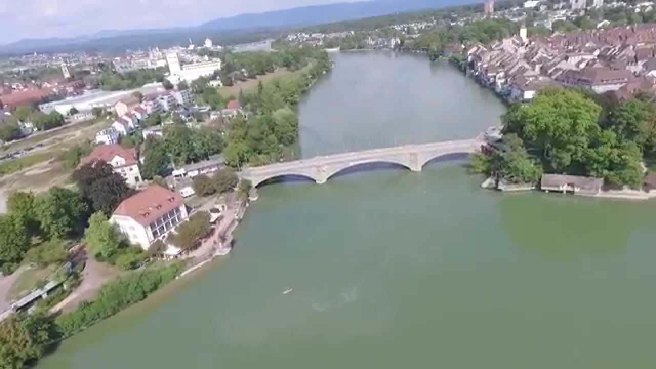 Rheinfelden von oben - YouTube