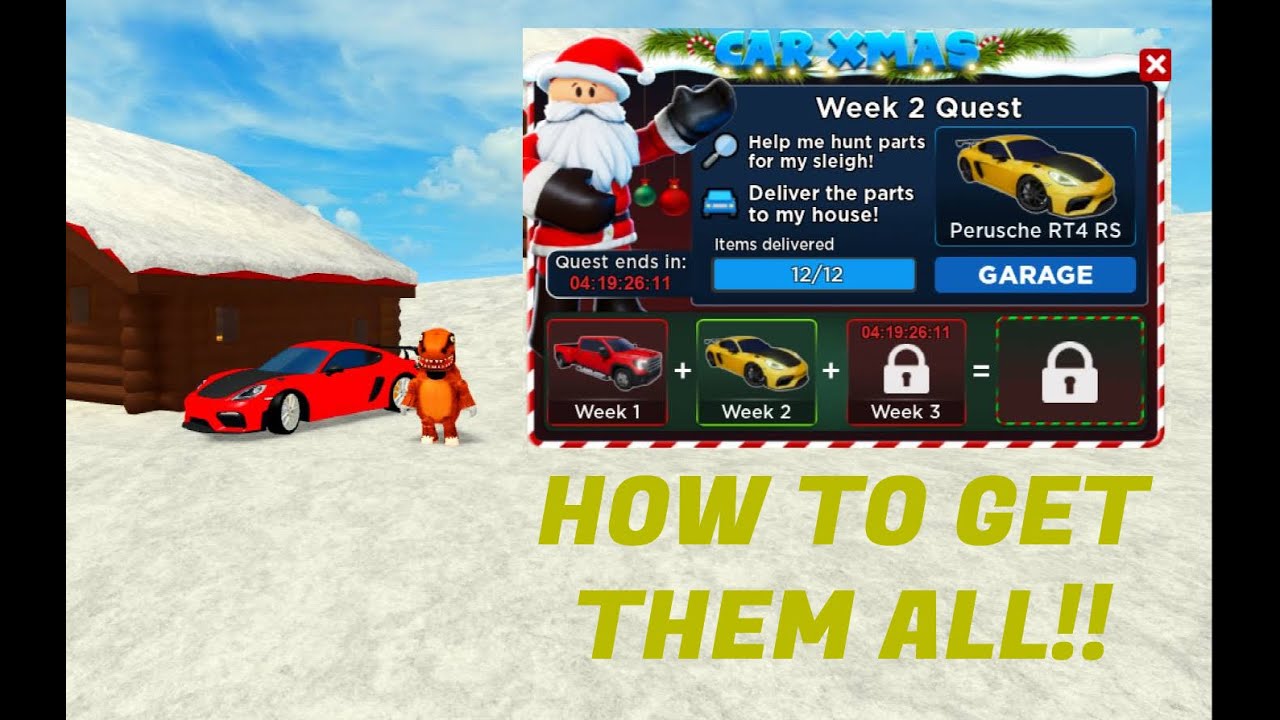 Car Dealership Tycoon All 12 Slegh Parts! Car Hunt YouTube