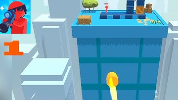 pocket sniper - Gameplay Walkthrough Part 1 Levels 1-5(Android, iOS)