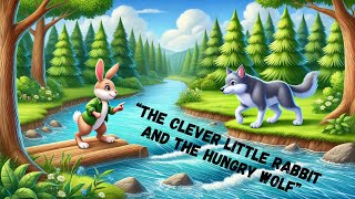 Easy English Fairy Tale - The Clever Little Rabbit And The Hungry Wolf -Bed Time Stories For Kids
