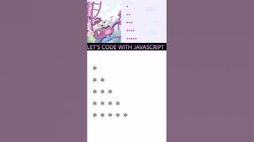 Star pattern in javascript | javascript tutorial for beginners #shorts #javascript #pattern #short