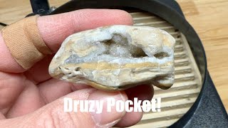 Polishing Rocks | Freeform Fridays | Druzy Display Piece!