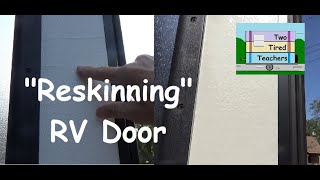 Reskinning RV Door