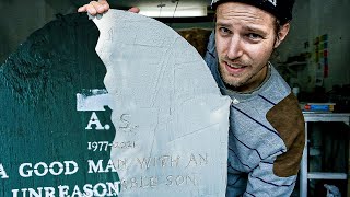 diy gravestone cheap!