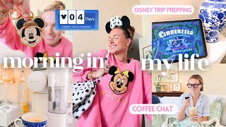 MORNING IN MY LIFE | DISNEY TRIP PREP, COFFEE CHAT, LIGHTNING LANES, OUTFITS & MORE