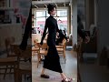 Váy len tăm mỏng dệt kim dài tay cổ 3 phân xẻ sau tôn dáng khoe body - đầm nữ body