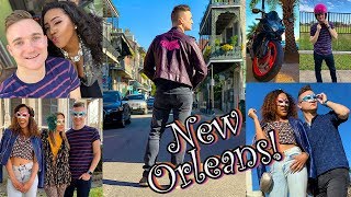 SURPRISE ADVENTURE WITH A BIKER CLUB! (BTS of "Unexpected Tour Guides") New Orleans #OneTimeInNOLA