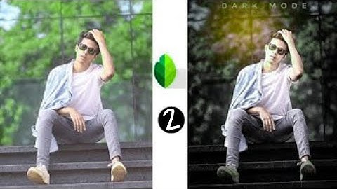 Snapseed- Atharv Raut Inspired dark black tone photo editing tutorial- Snapseed Tutorial