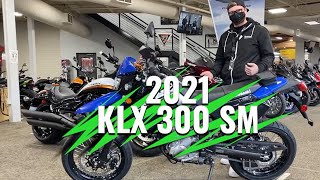 BRAND NEW 2021 KAWASAKI KLX 300 SM