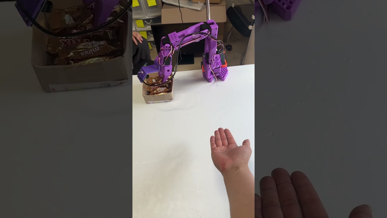 SO-ARM 101 MAX Give me a Twix 