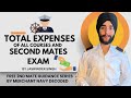 How much it costs to prepare for second mates exam