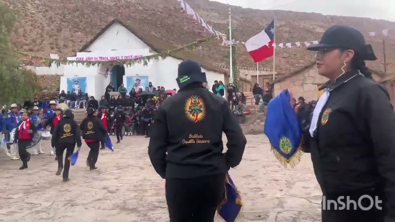 Caspana 2025 Diablada Iquilla Uasara💙❤️ (Banda 10 de Febrero 🇧🇴 )