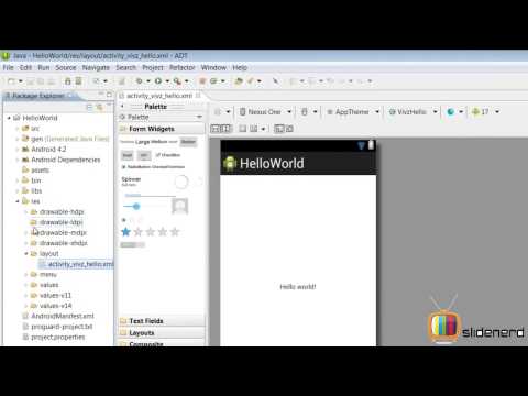 8 Hello World Android Example Explained Part 4  Android Tutorial for Beginners HD